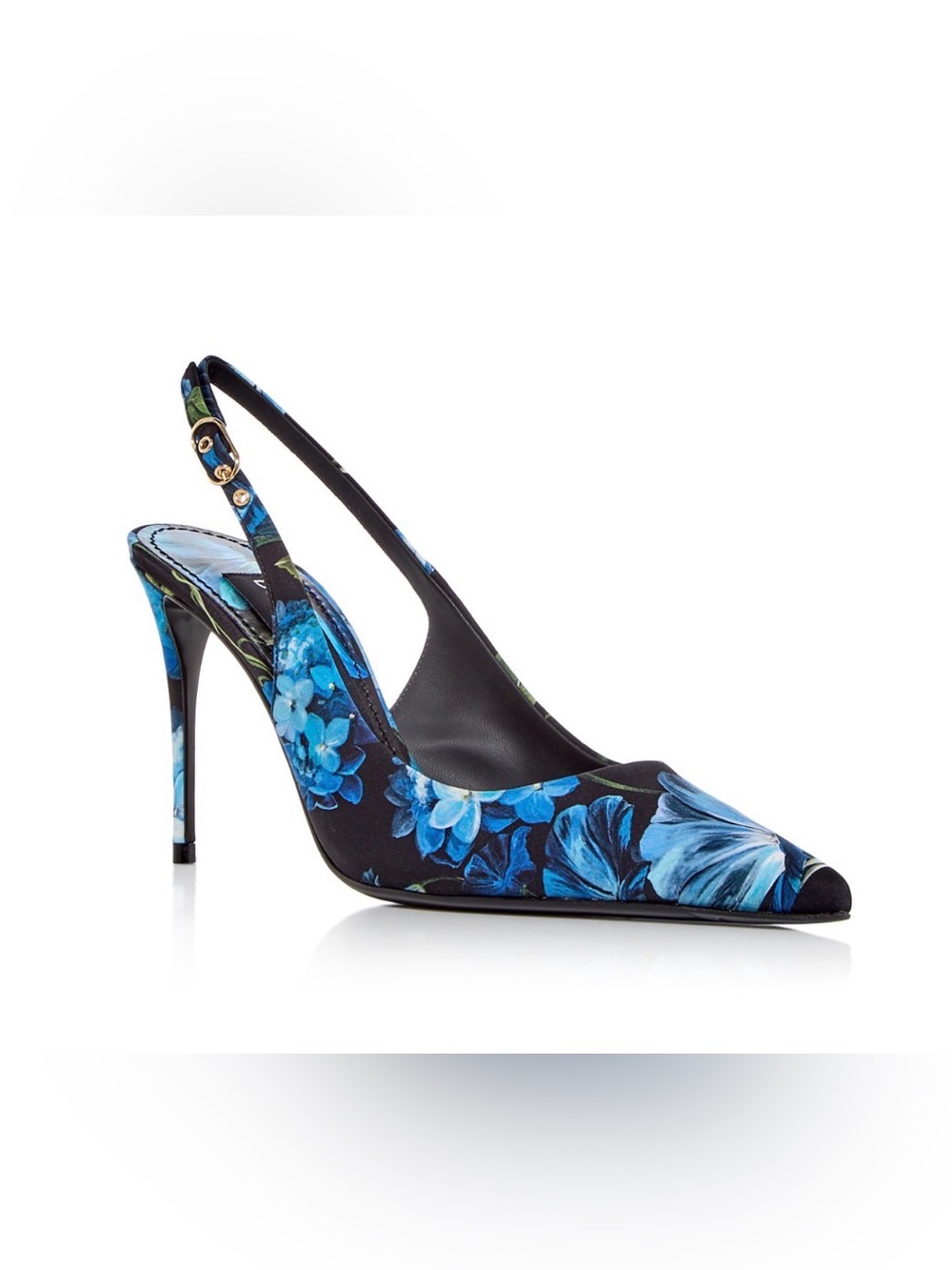 Dolce & Gabbana floral-print slingback pumps LIKE NEW 37.5